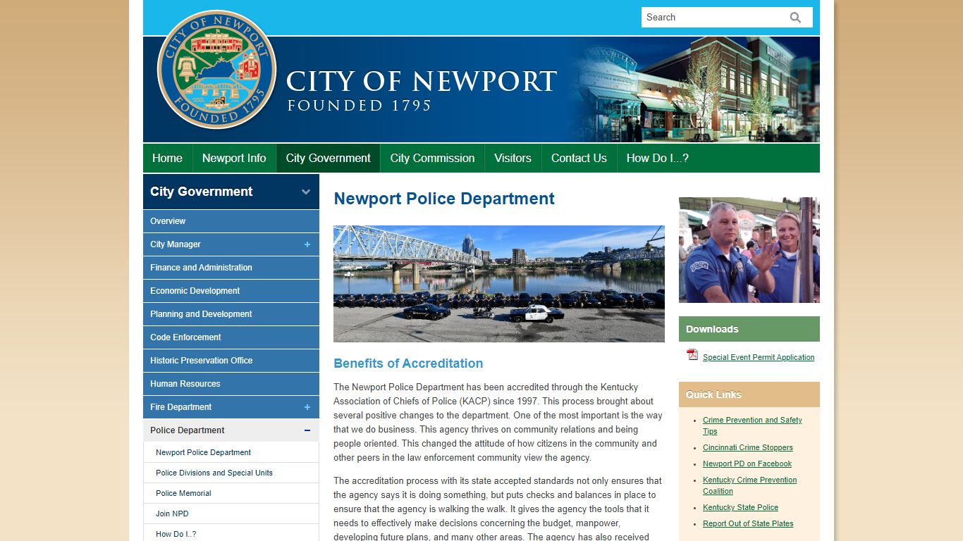 Newport Police Department - Newport, Kentucky